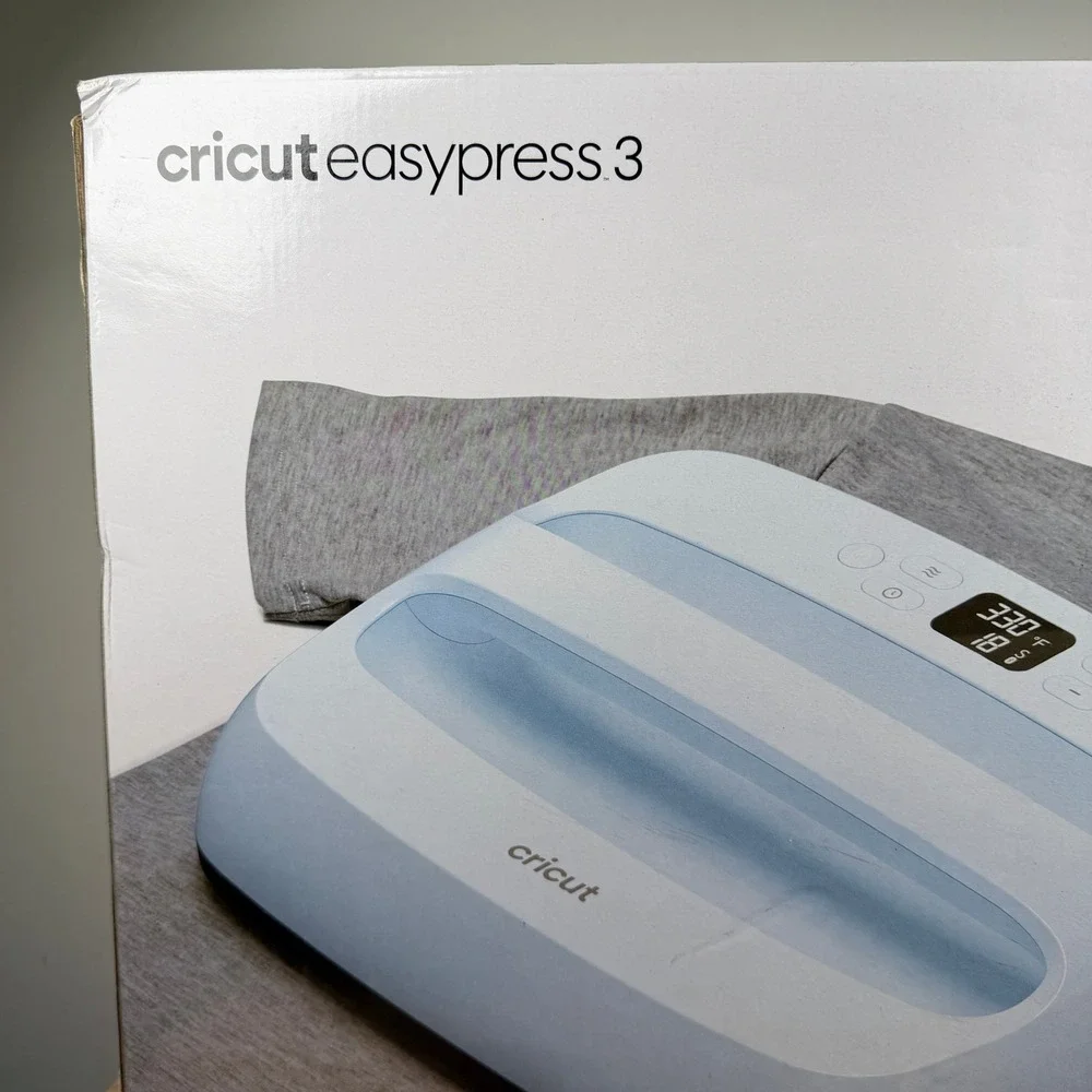 Cricut EasyPress 3 Heat Press Machine Zen Blue 12x10 Smart Bluetooth